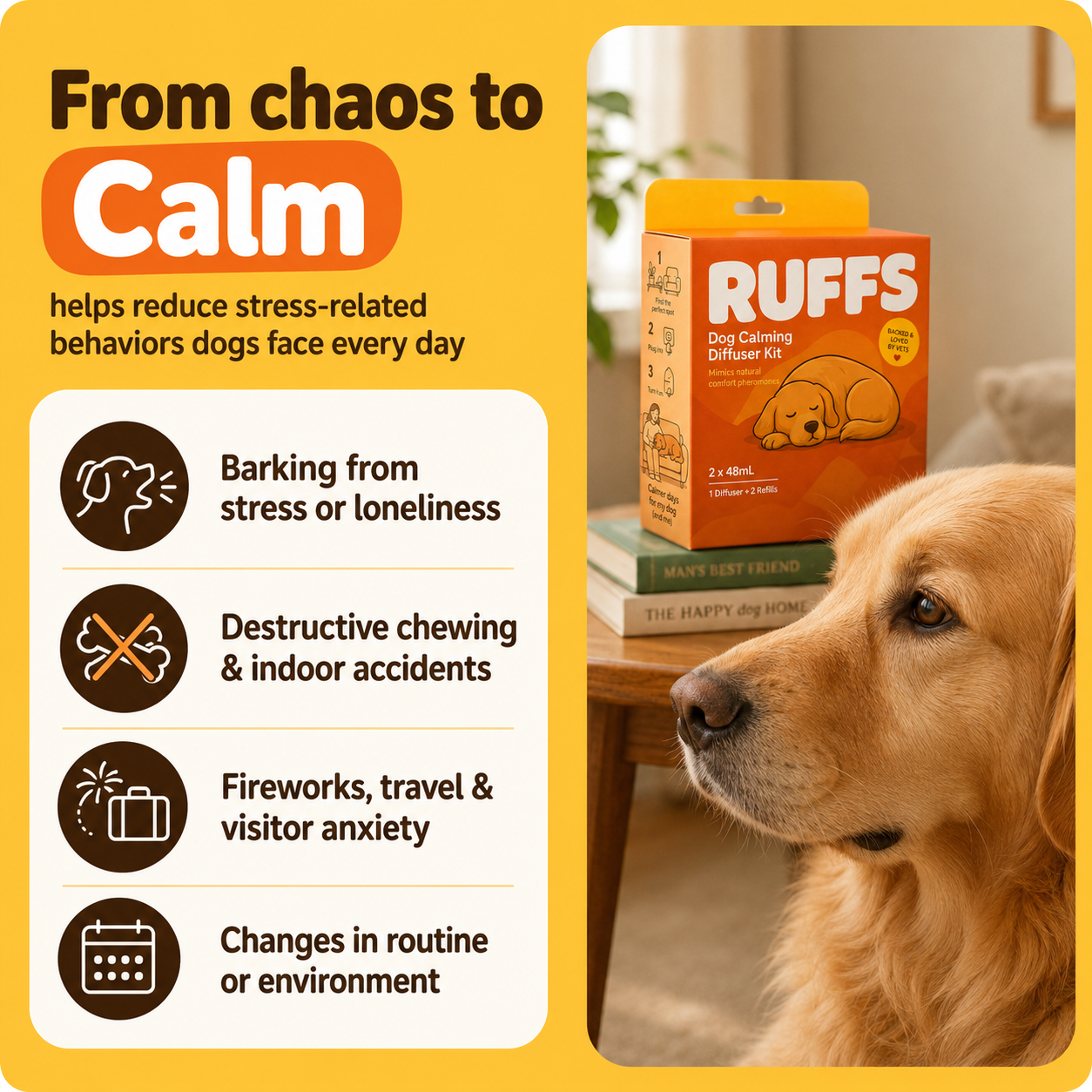 Ruffs™ Calming Diffuser Kit