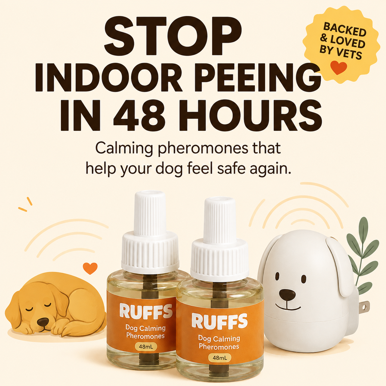 Ruffs™ Calming Diffuser Kit